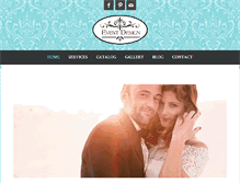 Tablet Screenshot of myeventdesign.com